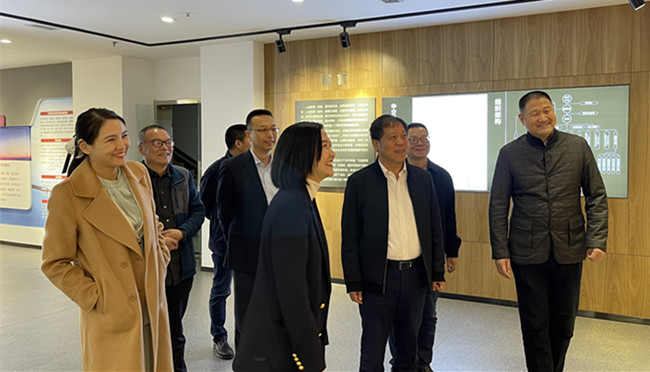 浦發銀行分行領導蒞臨中交通力考察指導工作
